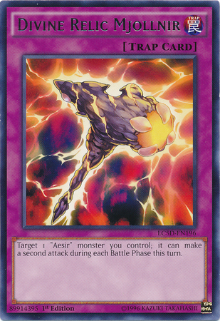 Divine Relic Mjollnir [LC5D-EN196] Rare Yu-Gi-Oh!