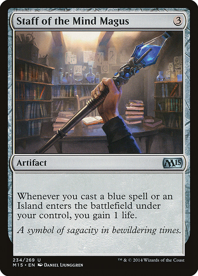 Staff of the Mind Magus [Magic 2015] Magic: The Gathering