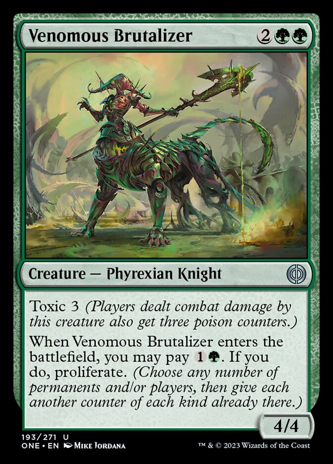Venomous Brutalizer [Phyrexia: All Will Be One] Magic: The Gathering