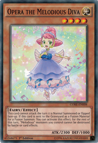 Opera the Melodious Diva [CORE-EN008] Common Yu-Gi-Oh!