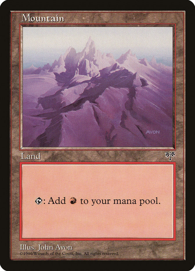 Mountain (345) [Mirage] Magic: The Gathering