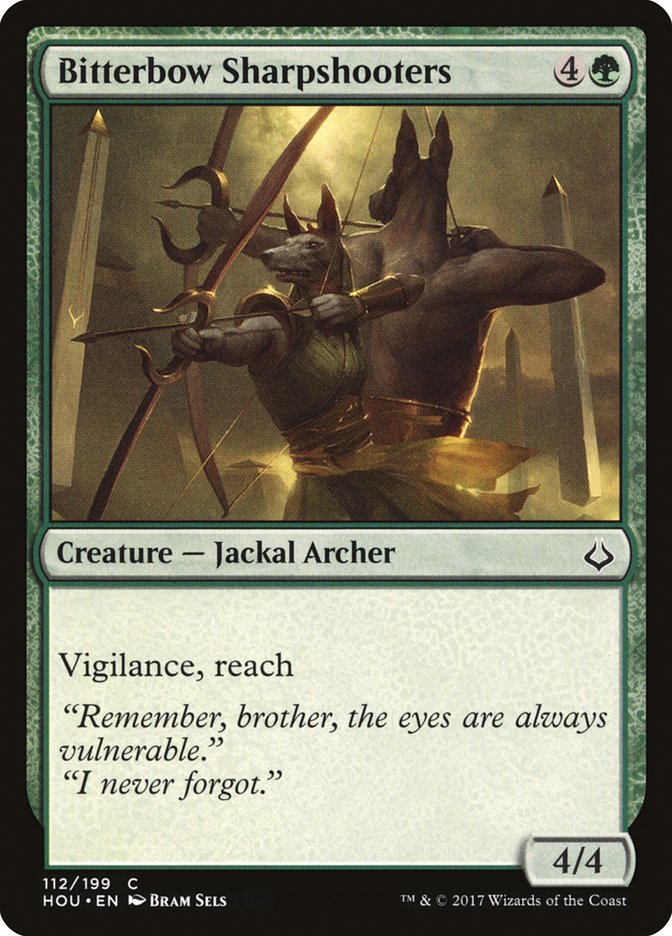 Bitterbow Sharpshooters [Hour of Devastation] Magic: The Gathering
