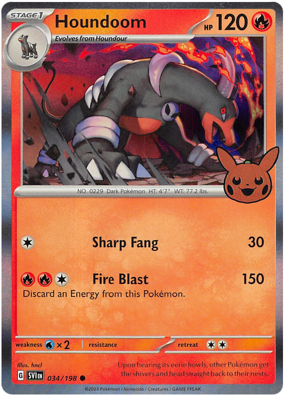 Houndoom (034/198) [Trick or Trade 2023] Pokémon