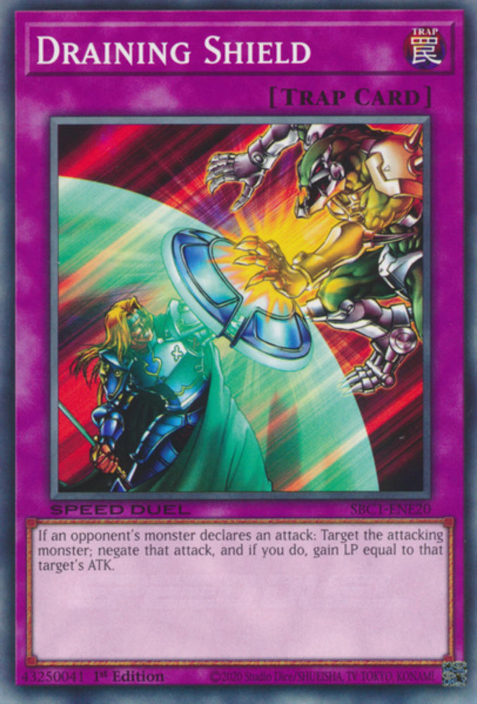 Draining Shield [SBC1-ENE20] Common Yu-Gi-Oh!