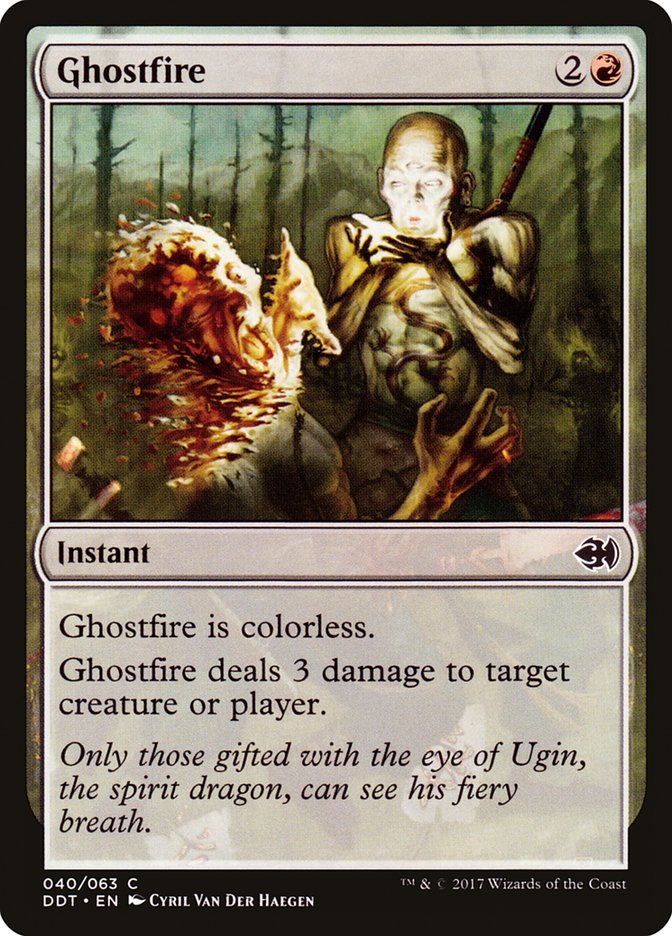 Ghostfire [Duel Decks: Merfolk vs. Goblins] Magic: The Gathering