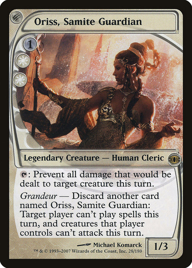 Oriss, Samite Guardian [Future Sight] Magic: The Gathering