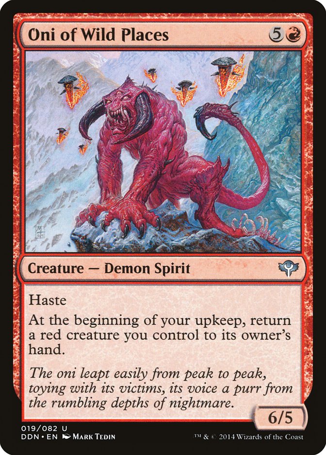 Oni of Wild Places [Duel Decks: Speed vs. Cunning] Magic: The Gathering