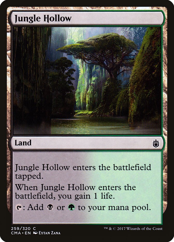 Jungle Hollow [Commander Anthology] Magic: The Gathering