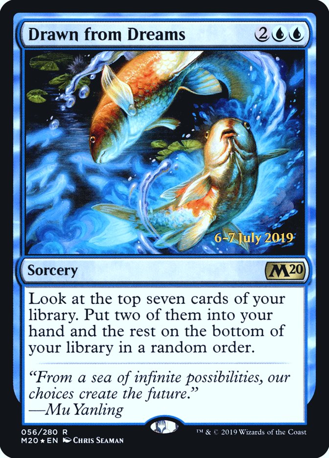 Drawn from Dreams [Core Set 2020 Prerelease Promos] Magic: The Gathering