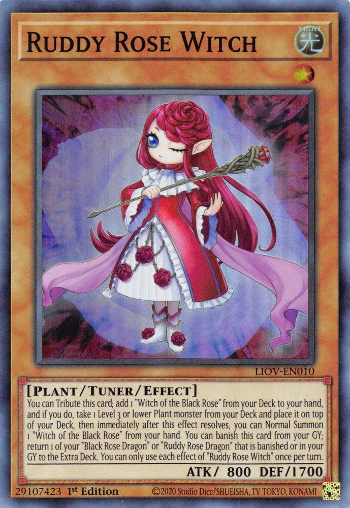 Ruddy Rose Witch [LIOV-EN010] Super Rare Yu-Gi-Oh!