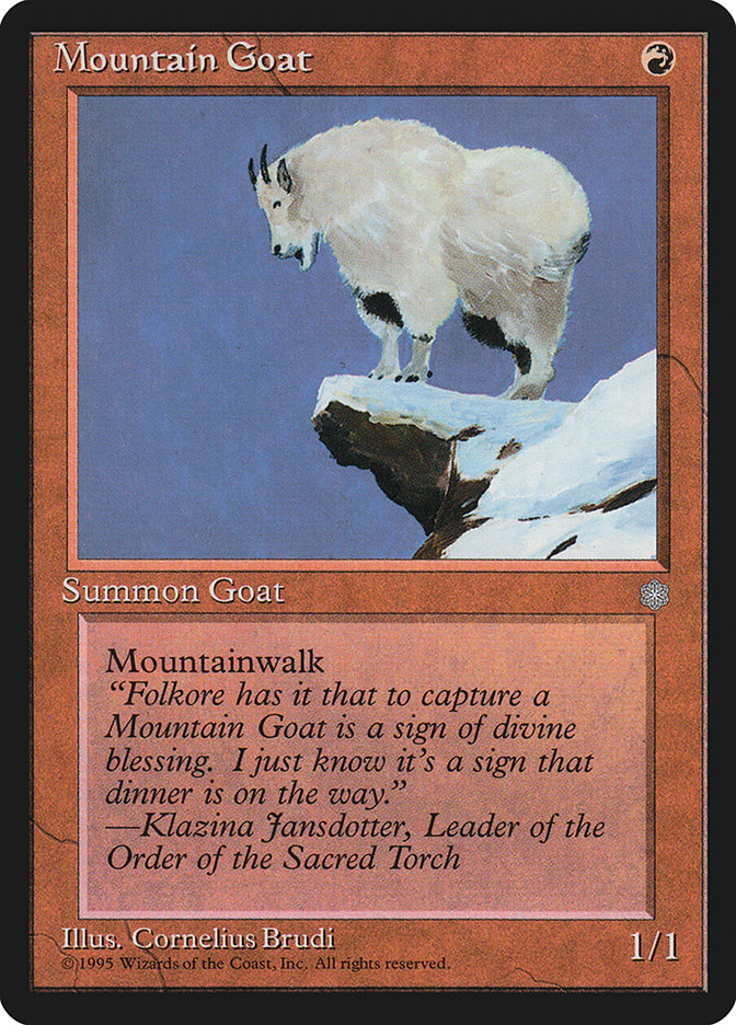 Mountain Goat [Ice Age] Magic: The Gathering