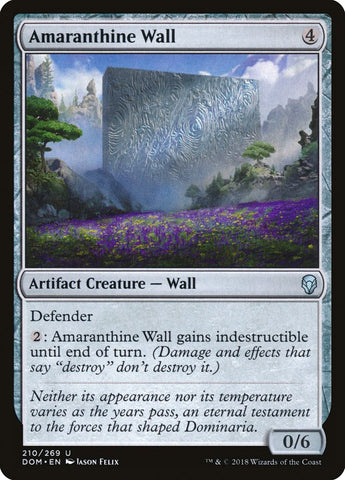Amaranthine Wall [Dominaria] Magic: The Gathering