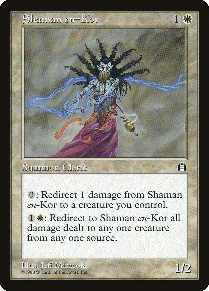Shaman en-Kor [Stronghold] Magic: The Gathering