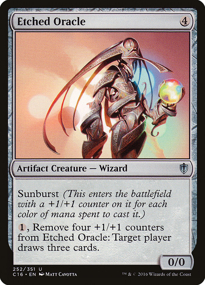 Etched Oracle [Commander 2016] Magic: The Gathering