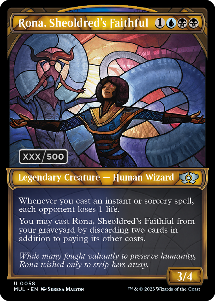 Rona, Sheoldred's Faithful (Serialized) [Multiverse Legends] Magic: The Gathering