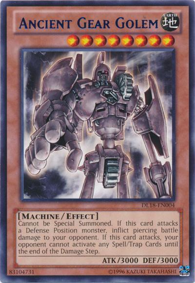 Ancient Gear Golem (Red) [DL18-EN004] Rare Yu-Gi-Oh!