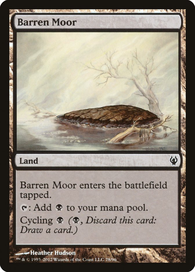 Barren Moor [Duel Decks: Izzet vs. Golgari] Magic: The Gathering