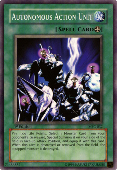 Autonomous Action Unit [MFC-032] Common Yu-Gi-Oh!