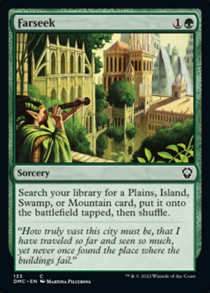 Farseek [Dominaria United Commander] Magic: The Gathering