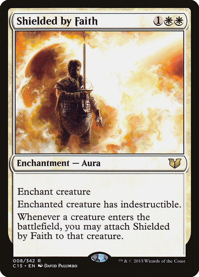 Shielded by Faith [Commander 2015] Magic: The Gathering