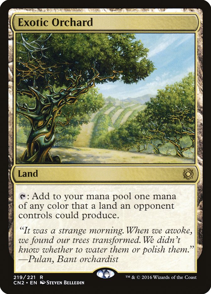 Exotic Orchard [Conspiracy: Take the Crown] Magic: The Gathering
