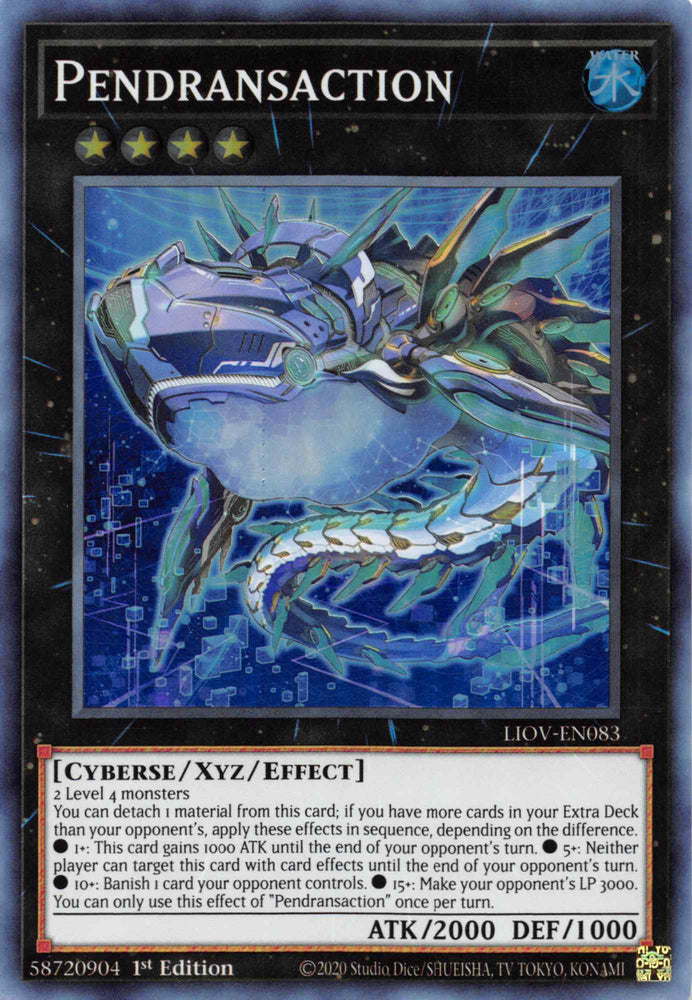 Pendransaction [LIOV-EN083] Super Rare Yu-Gi-Oh!