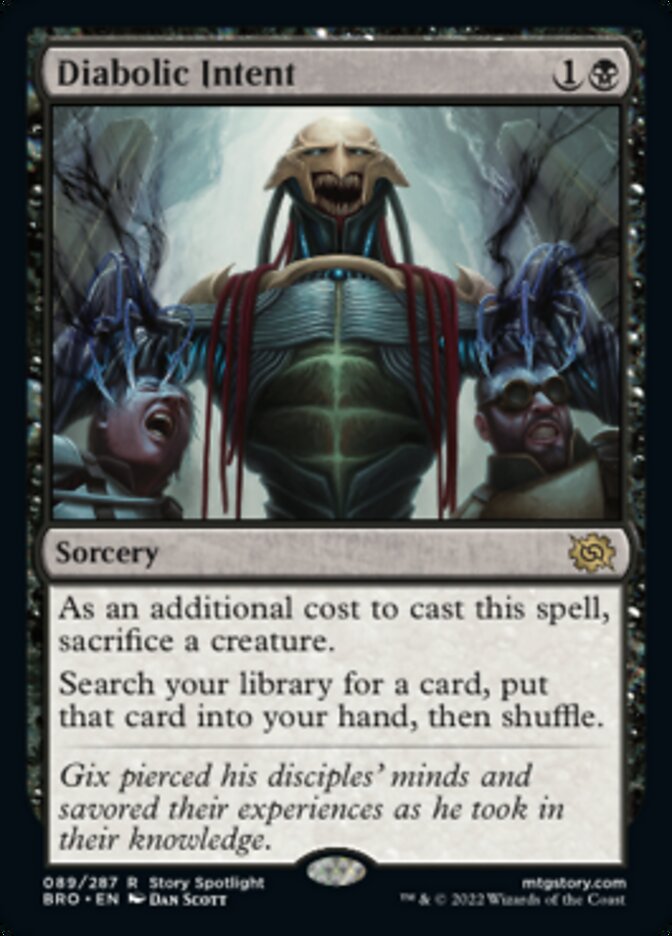 Diabolic Intent [The Brothers' War] Magic: The Gathering