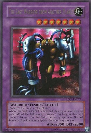 The Last Warrior from Another Planet [LON-EN077] Ultra Rare Yu-Gi-Oh!