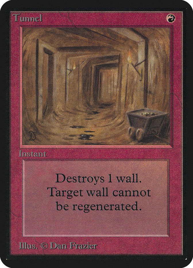 Tunnel [Alpha Edition] Magic: The Gathering