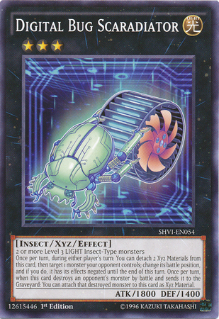 Digital Bug Scaradiator [SHVI-EN054] Common Yu-Gi-Oh!