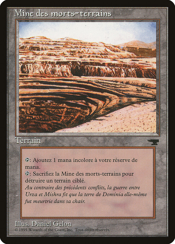 Strip Mine (French) - "Mine des morts-terrains" [Renaissance] Magic: The Gathering