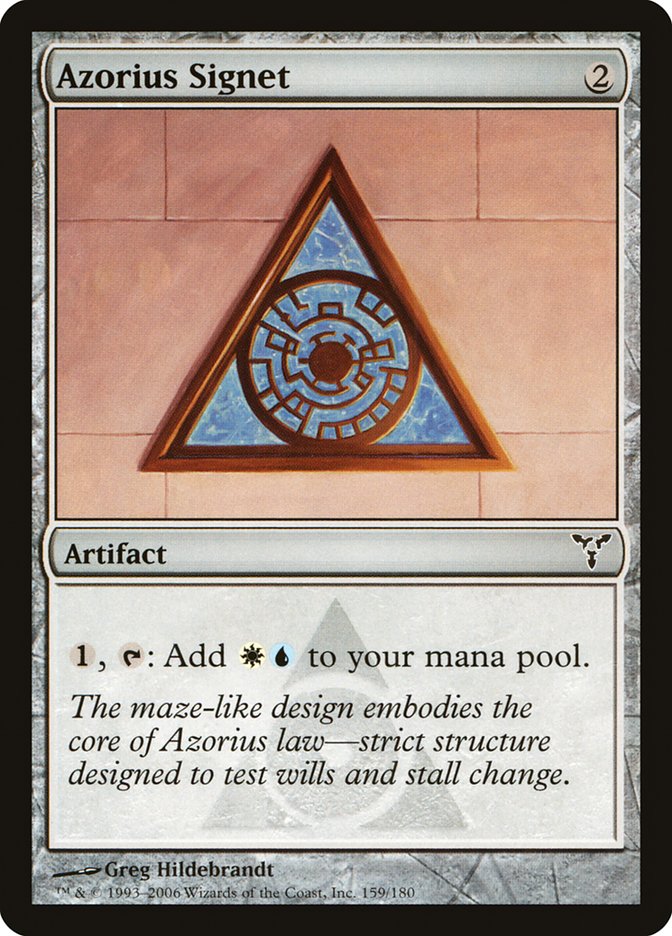 Azorius Signet [Dissension] Magic: The Gathering