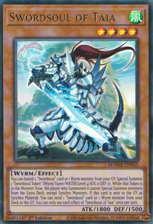Swordsoul of Taia [MAMA-EN035] Ultra Rare Yu-Gi-Oh!