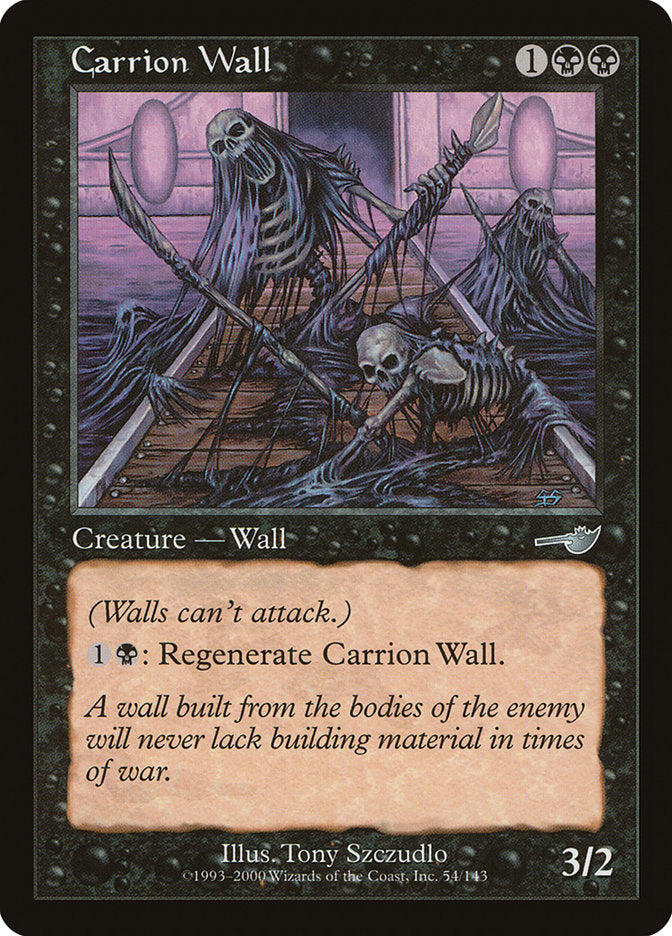 Carrion Wall [Nemesis] Magic: The Gathering