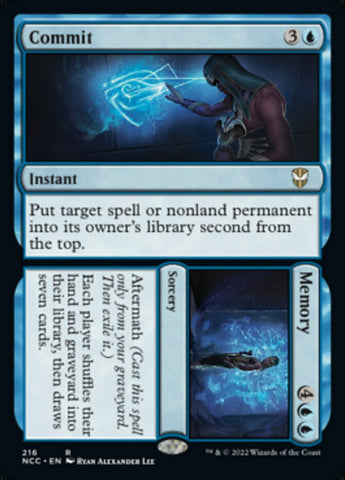 Commit // Memory [Streets of New Capenna Commander] Magic: The Gathering