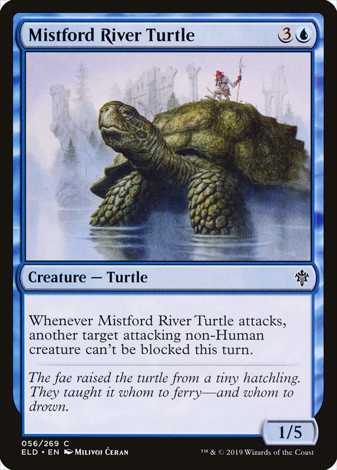 Mistford River Turtle [Throne of Eldraine] Magic: The Gathering