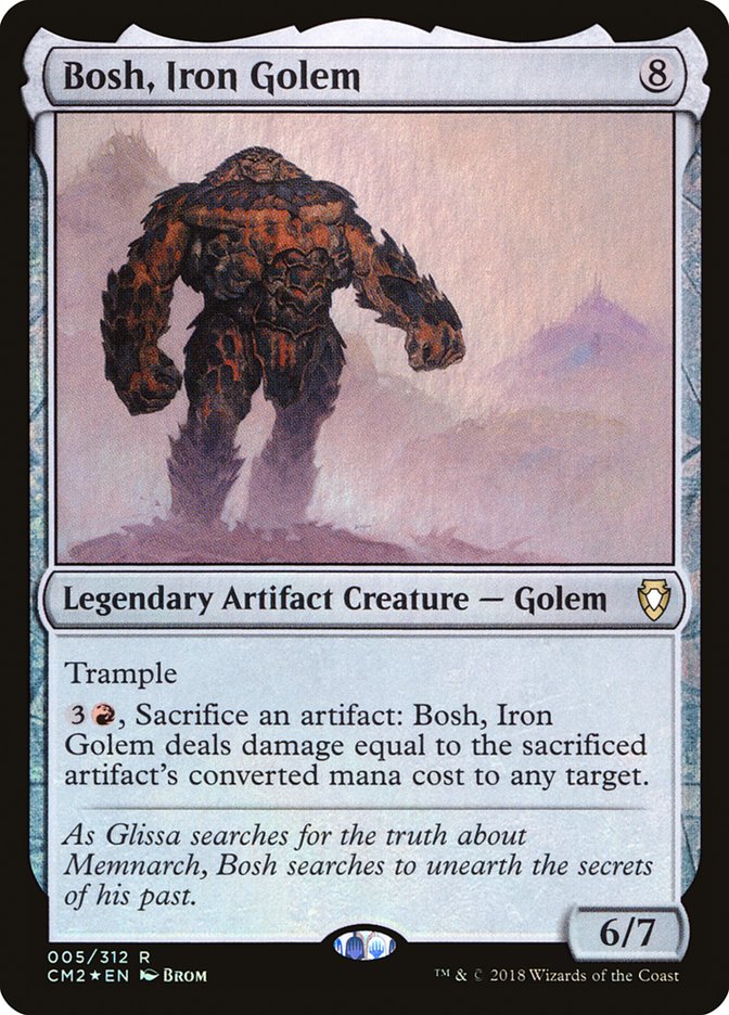 Bosh, Iron Golem [Commander Anthology Volume II] Magic: The Gathering