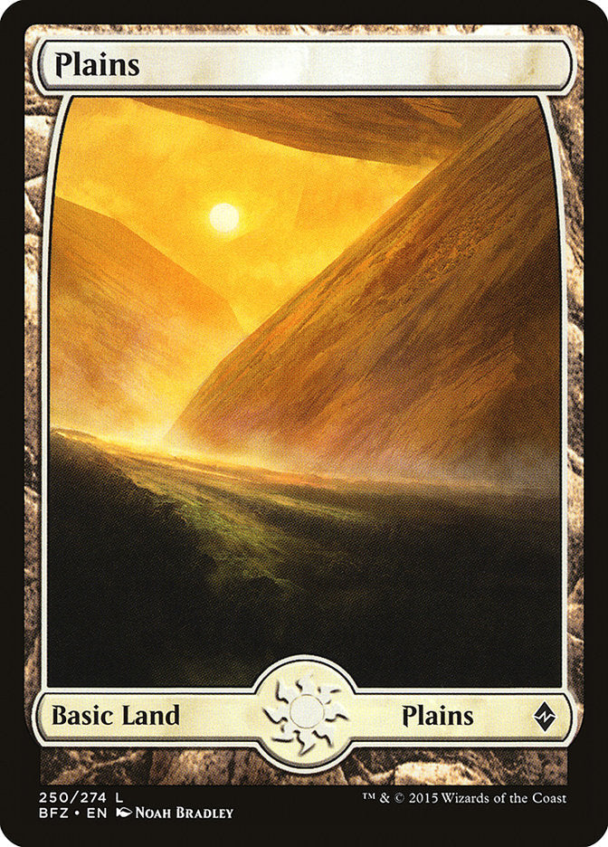 Plains (250) [Battle for Zendikar] Magic: The Gathering