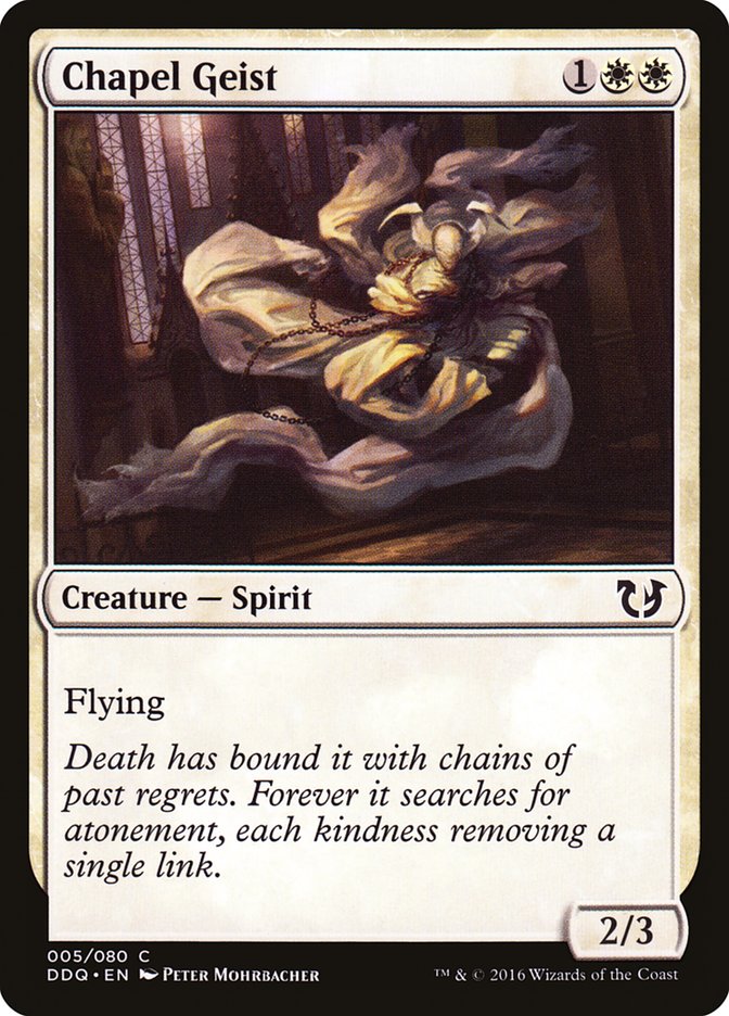 Chapel Geist [Duel Decks: Blessed vs. Cursed] Magic: The Gathering