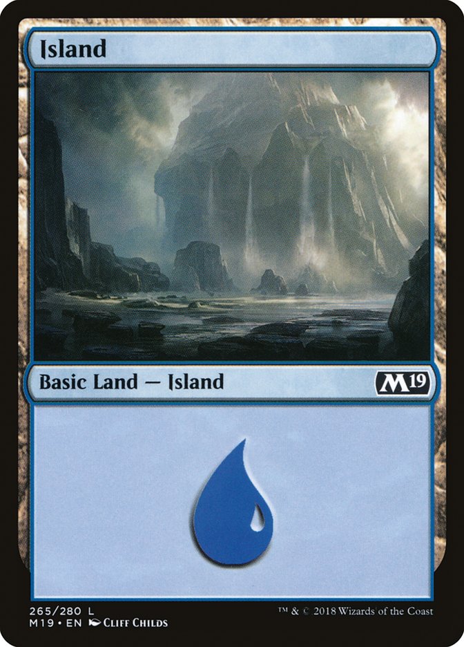 Island (265) [Core Set 2019] Magic: The Gathering