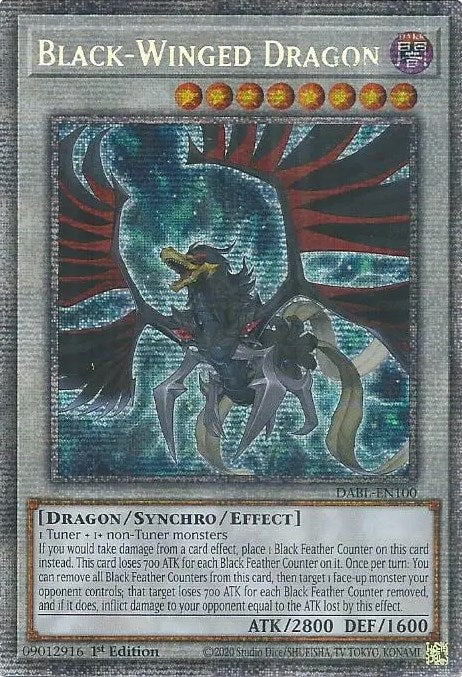 Black-Winged Dragon [DABL-EN100] Starlight Rare Yu-Gi-Oh!