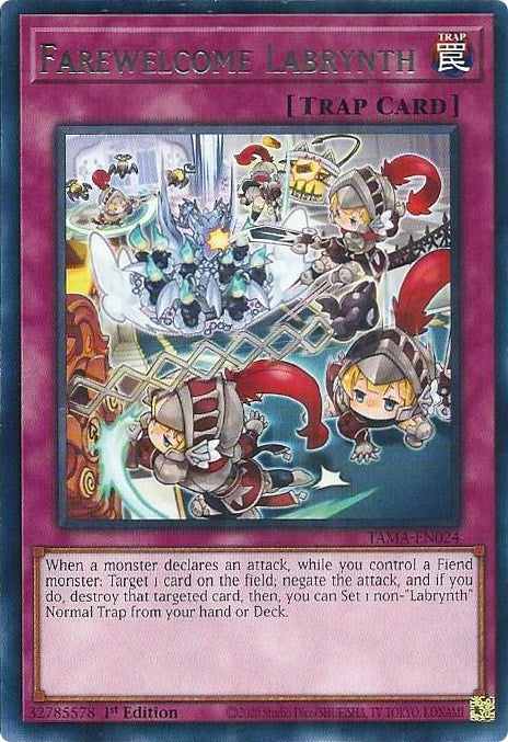 Farewelcome Labrynth [TAMA-EN024] Rare Yu-Gi-Oh!