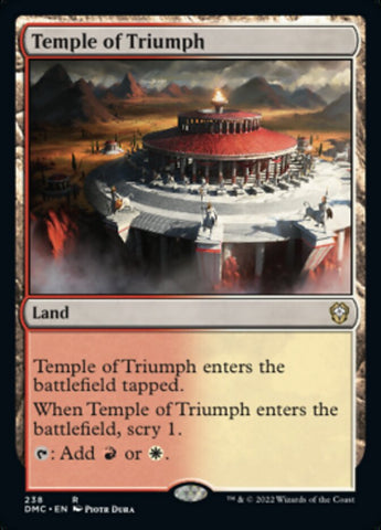 Temple of Triumph [Dominaria United Commander] Magic: The Gathering