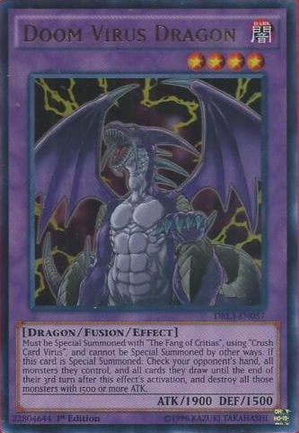 Doom Virus Dragon [DRL3-EN057] Ultra Rare Yu-Gi-Oh!