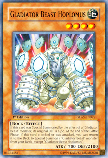 Gladiator Beast Hoplomus [GLAS-EN022] Common Yu-Gi-Oh!