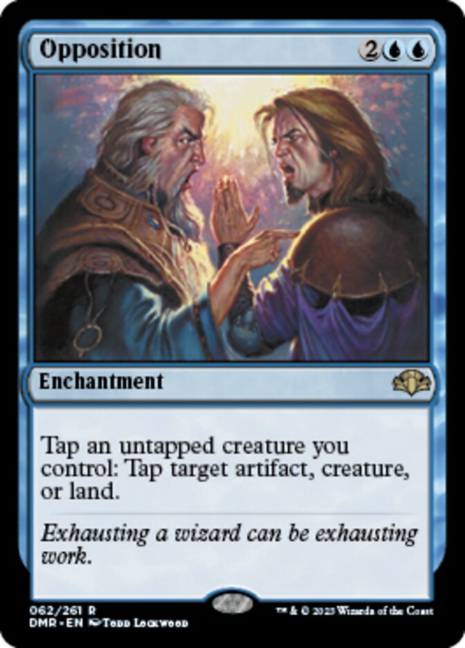 Opposition [Dominaria Remastered] Magic: The Gathering