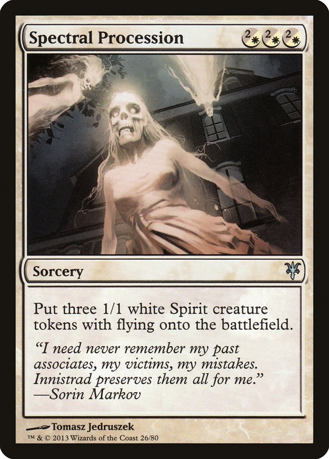 Spectral Procession [Duel Decks: Sorin vs. Tibalt] Magic: The Gathering
