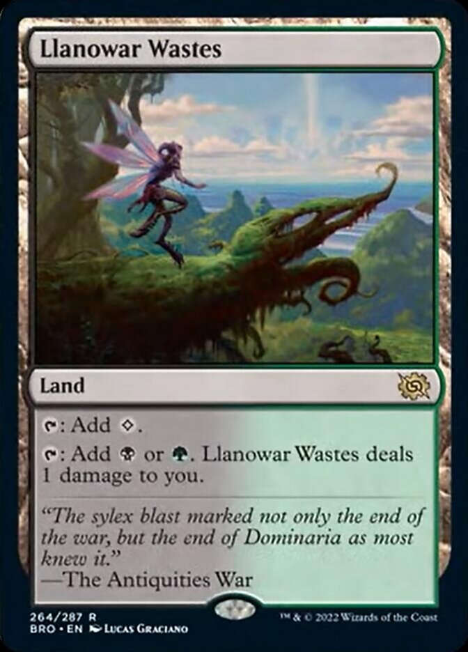 Llanowar Wastes [The Brothers' War] Magic: The Gathering