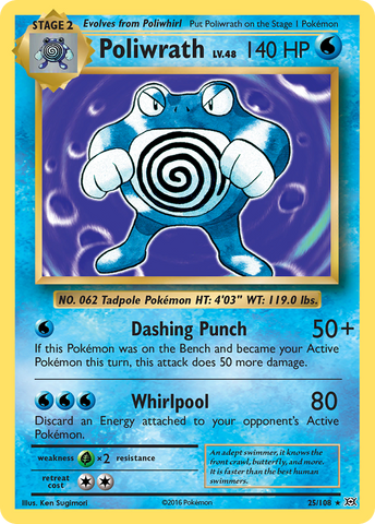 Poliwrath (25/108) [XY: Evolutions] Pokémon