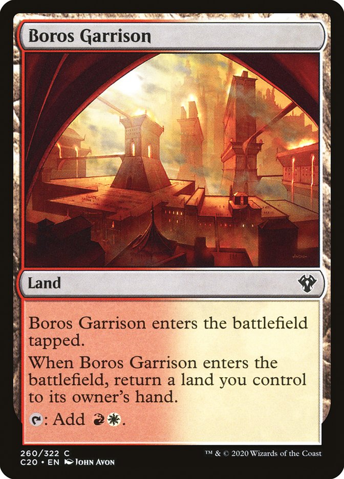 Boros Garrison [Commander 2020] Magic: The Gathering
